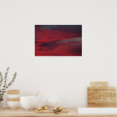 Poster Ciel trempé dans le sang (Cuisine)