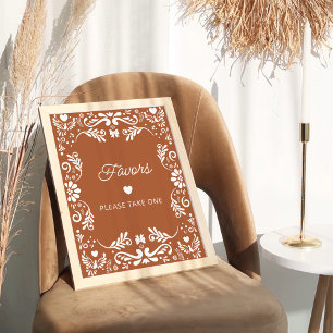 Poster Cielito Lindo Baby shower mexicain Privilèges