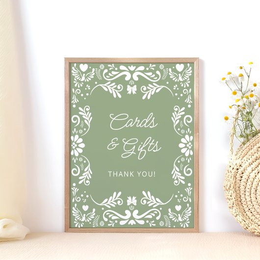 Poster Cielito Lindo Cartes et Cadeaux Baby showers mexic