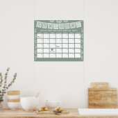 Poster Cielito Lindo Guess the due Date calendar (Cuisine)