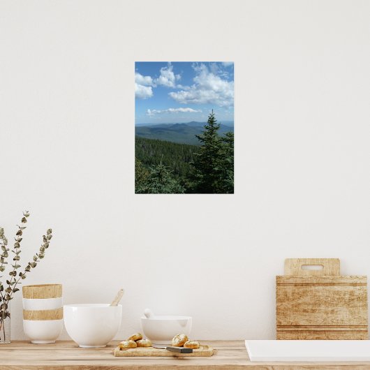 Poster Ciels bleus (Cuisine)