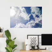 Poster Ciels bleus (Bureau à domicile)