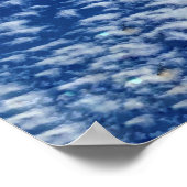 Poster Ciels bleus et nuages blancs (Coin)