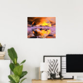 Poster Ciels d'ambre (Bureau à domicile)