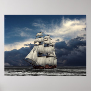 Poster Ciels nuageux