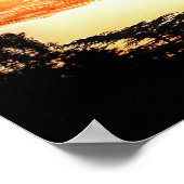 Poster Ciels orange (Coin)