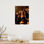 Poster Cierges de Bari (Cuisine)