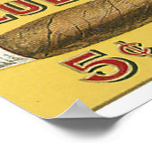 Poster Cigar à points bleus (Coin)