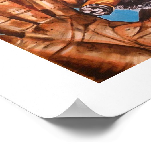 Poster Cigar cubain (Coin)