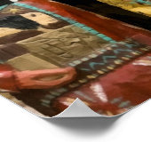 Poster Cigar Store statues indiennes (Coin)