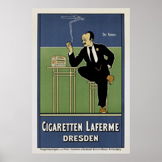 Poster Cigaretten Laferme Dresden (Devant)