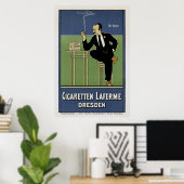 Poster Cigaretten Laferme Dresden (Bureau à domicile)