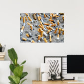 Poster Cigarettes dans cendrier extérieur (Bureau à domicile)
