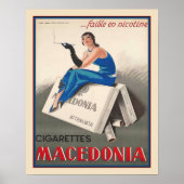 Poster Cigarettes macédoniennes Marcello Dudovich 1920 (Devant)