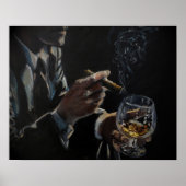 Poster Cigars et Cognac (Devant)