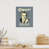 Poster Cigars : Plus Que Le Petit Déjeuner (Cuisine)