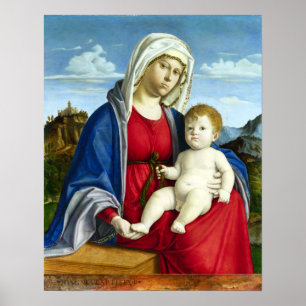 Poster Cima da Conegliano Madonna et enfant