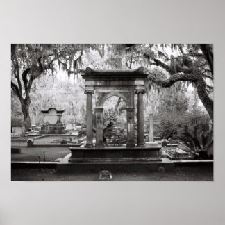 Poster Cimetière Bonaventure Savannah