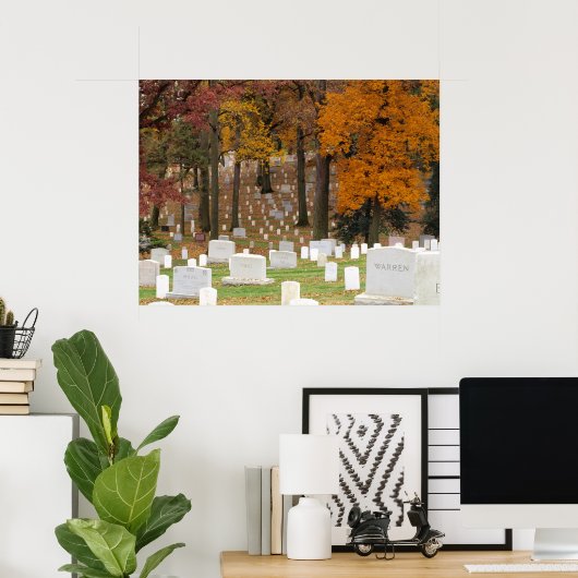 Poster Cimetière d'Arlington (Bureau à domicile)