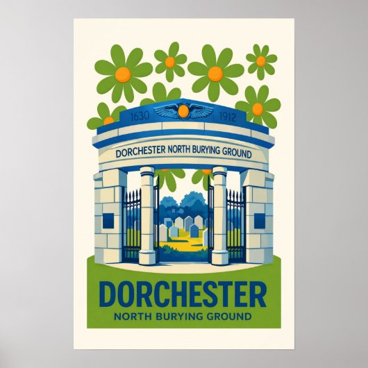 Poster Cimetière de Dorchester Nord (Devant)