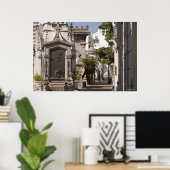 Poster Cimetière de La Recoleta à Buenos Aires (Bureau à domicile)