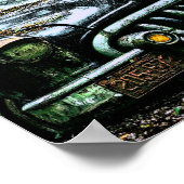 Poster Cimetière de voiture classique | Buick Roadmaster (Coin)