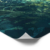 Poster Cimetière éffrayant enchanté (Coin)