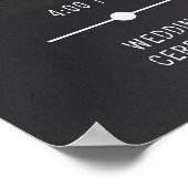 Poster Cimetière Gothique Noir & Blanc Jusqu'À La Mort (Coin)