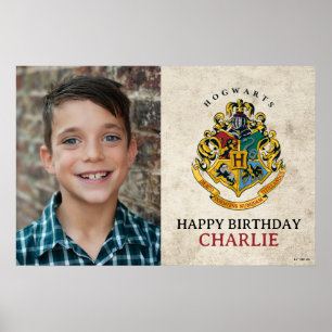 Poster Cimier de Poudlard Harry Potter Anniversaire