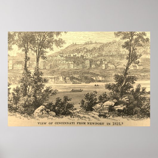 Poster Cincinnati en 1812 (Devant)