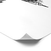 Poster Cincinnati, Ohio en graffiti (Coin)