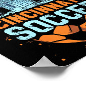 Poster Cincinnati Soccer City Skyline Cool Cincy 513  (Coin)