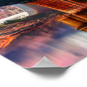 Poster Cincinnati Vibrant Ohio Abstrait Skyline Art (Coin)