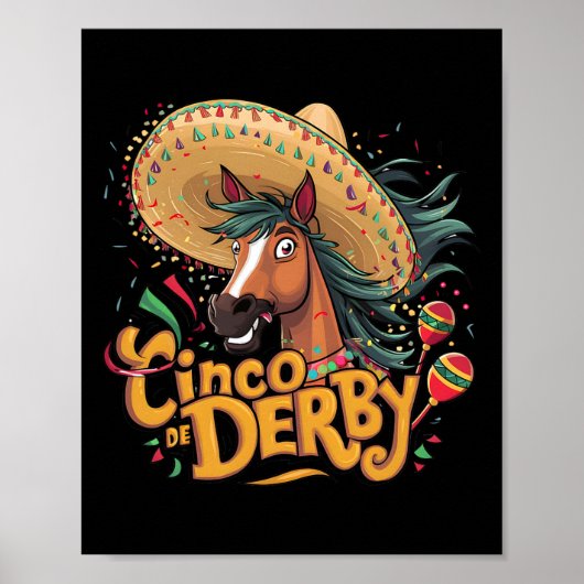 Poster Cinco De Der Mexican Cinco De Mayo (Devant)