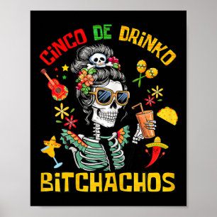 Poster Cinco De Drinko Achos Cinco De Mayo Boire