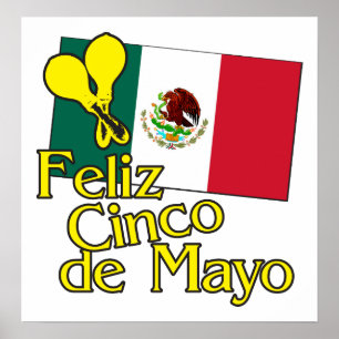 Poster Cinco de Flag