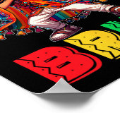 Poster Cinco De Mayo Bruh Dabbing Mexicain Garçon Poncho (Coin)