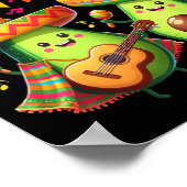 Poster Cinco De Mayo Faisons La Fête Poncho Avocat Garçon (Coin)