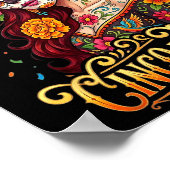 Poster Cinco De Mayo Femmes Mexicaines Fiesta 5 De Mayo F (Coin)