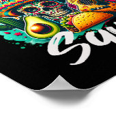 Poster Cinco de Mayo Fiesta design coloré (Coin)