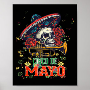 Poster Cinco De Mayo Fiesta Design Viva Mexico Camisa 5 D