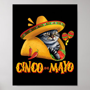 Poster Cinco De Mayo - Fiesta Mexicaine 5 De Mayo Funny T