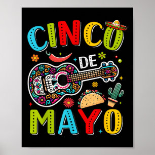 Poster Cinco De Mayo Fiesta Mexican Party 5 De Mayo Men W