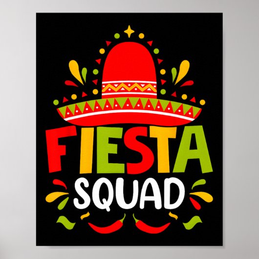 Poster Cinco De Mayo Fiesta Squad Famille A (Devant)