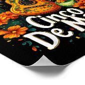Poster Cinco De Mayo - Funny Mexican Poncho Fiesta Party (Coin)