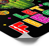 Poster Cinco de mayo mexican cactus funny lets fiestaCinc (Coin)