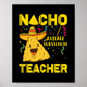 Poster Cinco De Mayo Nacho Enseignant Substitut Moyen (Devant)
