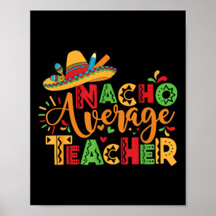 Poster Cinco De Mayo Retour À L'École Mexicaine Nacho Moy