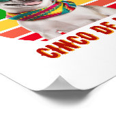 Poster Cinco De Mayo Sombrero Chihuahua Avec Lunettes De (Coin)