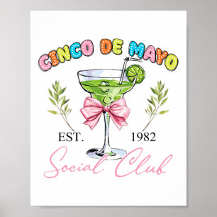 Poster Cinco De Mayo Tequila Coquette Social Club Mexicai
